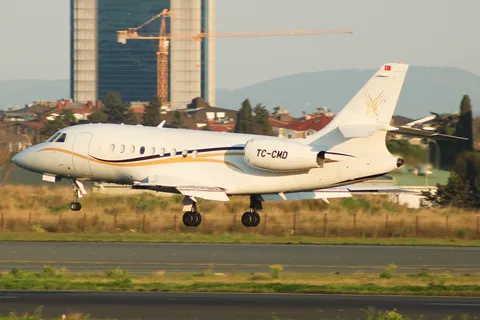 TC-CMD · Dassault Falcon 2000 · LTBA